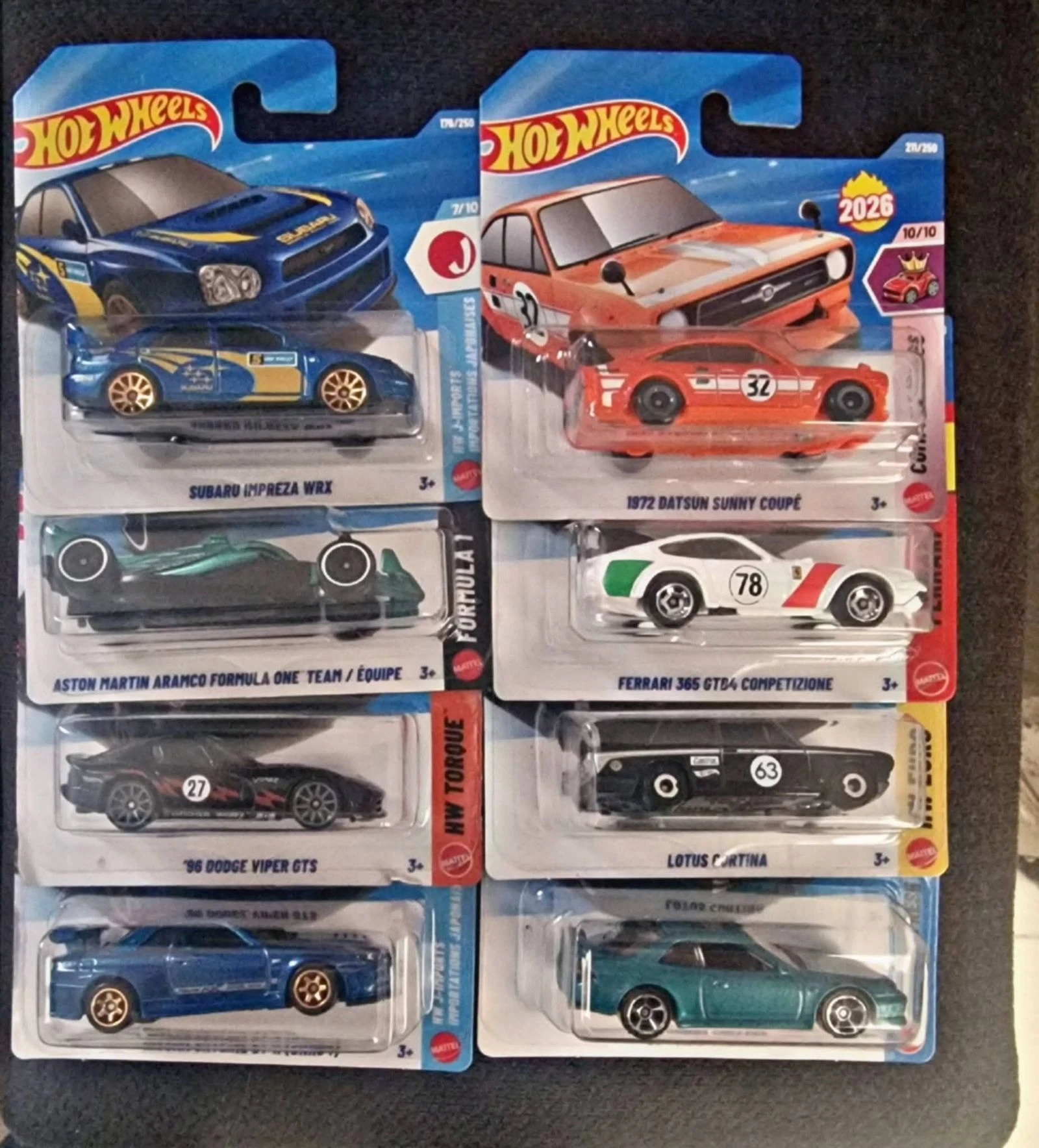 Pack hotwheels 